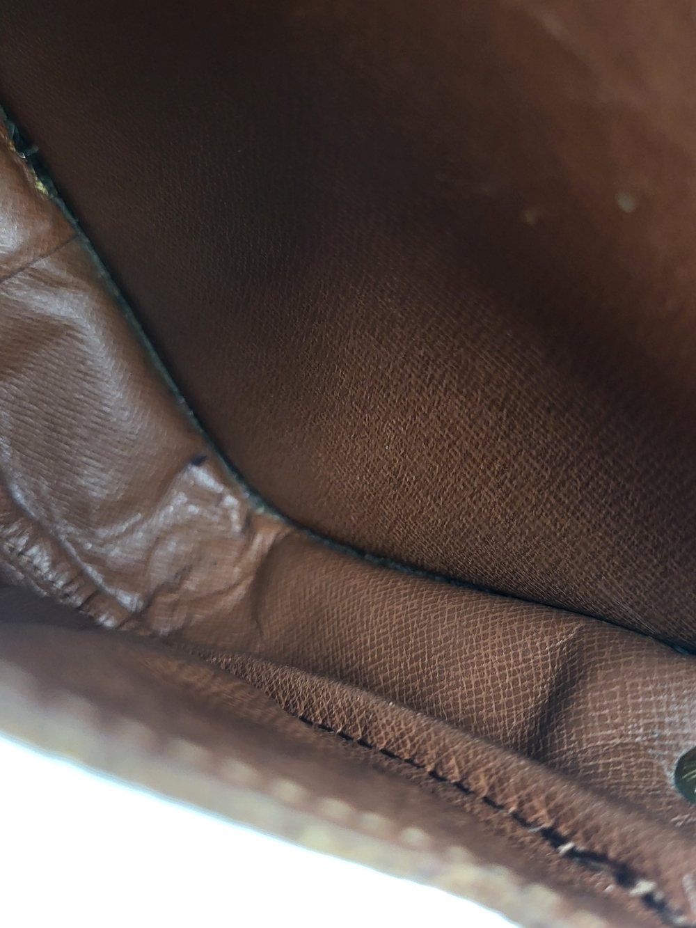 Louis Vuitton Monogram Cartouchiere PM Crossbody Bag, Authentic. France 1989.. - Picture 12 of 16